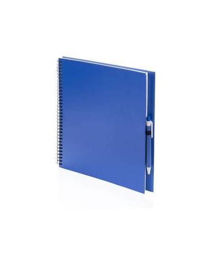 Schetsboek blauw