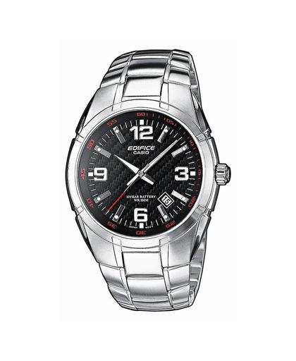 Casio Quartz Horloge EF-125D-1AVEF (l x b x h) 48.60 x 40 x 9.90 mm Zilver Materiaal (behuizing): RVS Materiaal (armband): RVS