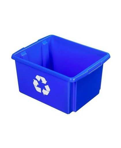 Sunware Nesta recycle box - 32 l - blauw