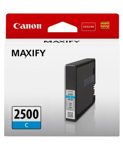 Canon PGI-2500C 9.6ml Cyaan inktcartridge