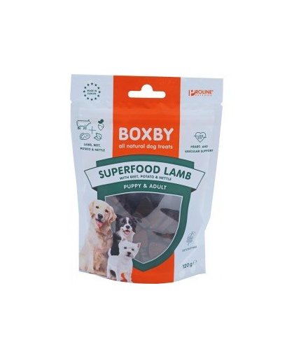 Boxby for dogs superfood 120 gram Lamb Per stuk