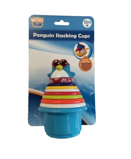 Badspeelgoed Stapelbekers Met Pinguïn