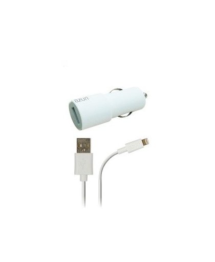 Azuri Autolader Apple Lightning connector wit