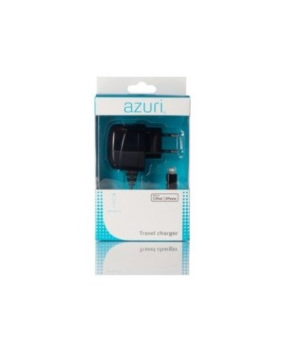 Azuri Thuislader Apple Lightning connector zwart