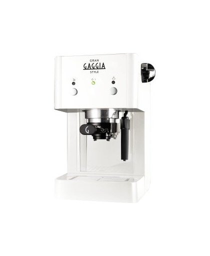 Gaggia Gran RI8423/21 koffiezetapparaat Vrijstaand Espressomachine Wit 1 l Handmatig