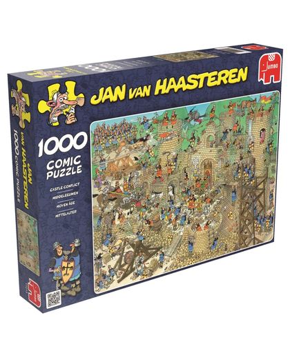 Jumbo Puzzel Jan van HaasterenMiddeleeuwen 1000 stukjes 500 tot 1500 stukjes