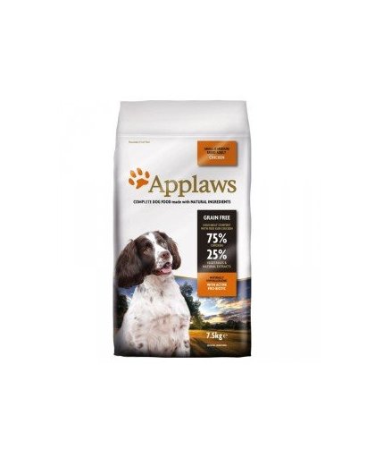 Applaws Adult Small & Medium Kip hondenvoer 7.5 kg