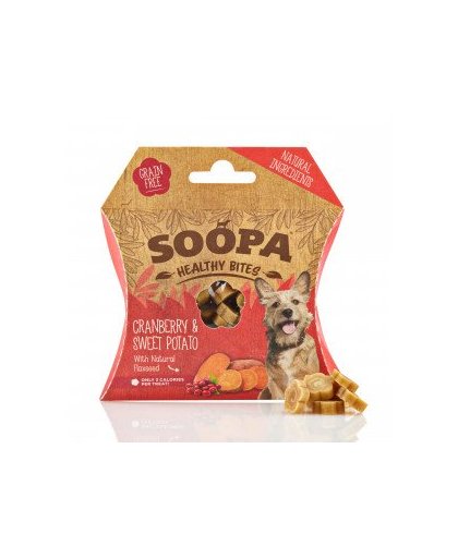 Soopa Bites Cranberry & Zoete Aardappel hondensnacks Per stuk