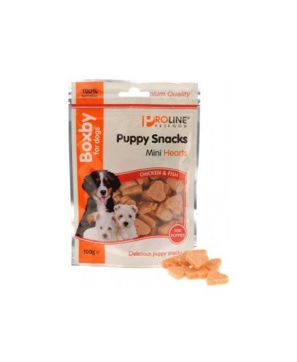 Boxby for dogs Puppy Snacks Mini Hearts 100 gram