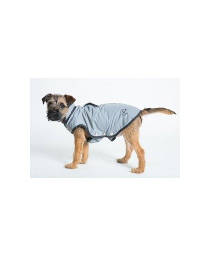 Charly reflecterende jas voor honden - Grijs 38 cm