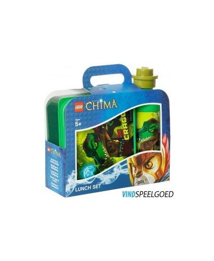 Lunchset Lego Chima: groen