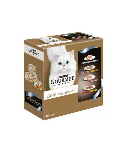 Gourmet Gold 8-Pack Collections kattenvoer 6 doosjes (48 blikken)