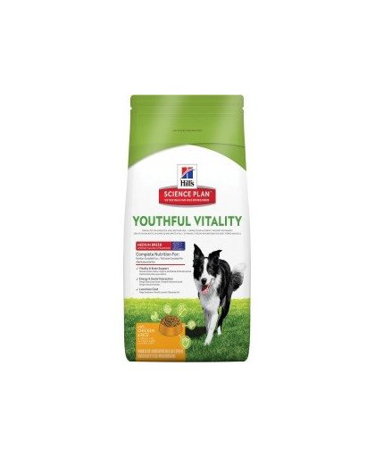 Hill&apos;s Adult 7+ Youthful Vitality Medium Kip hond 10 kg