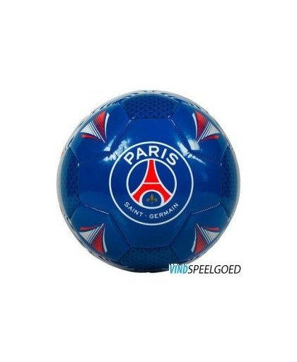 Bal Paris Saint-Germain leer groot blauw shiny