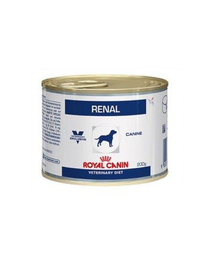 Royal Canin Veterinary Diet Renal (blik) hondenvoer 200 gr 1 tray (12 blikken)