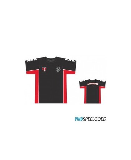 T-shirt ajax zwart/rood Amsterdam maat S