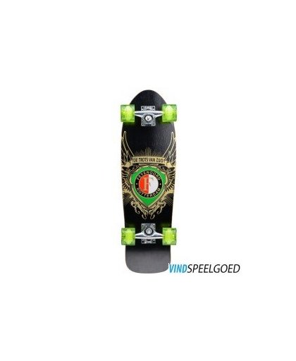 Skateboard Osprey groen: feyenoord 71 cm/ABEC9