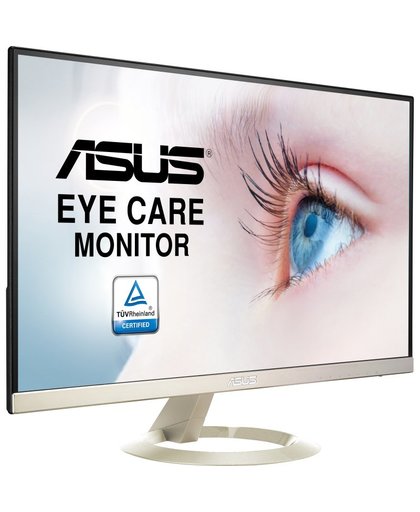 ASUS VZ27AQ computer monitor 68,6 cm (27") Wide Quad HD LED Flat Mat Zwart, Goud