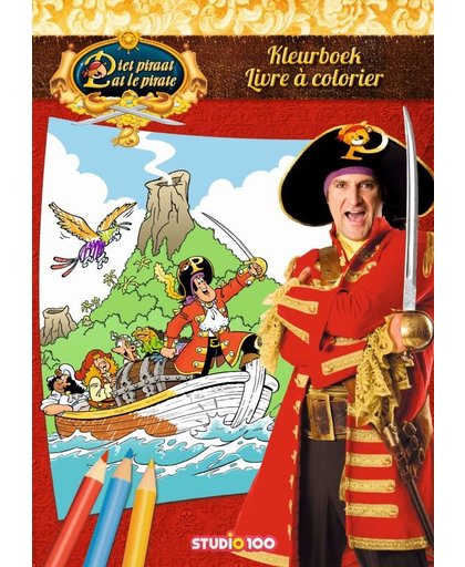 Kleurboek Piet Piraat: boot