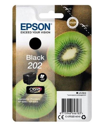 Epson Singlepack Black 202 Claria Premium Ink inktcartridge