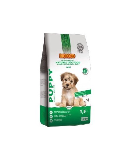 Biofood Puppy Small Breed hondenvoer 1.5 kg