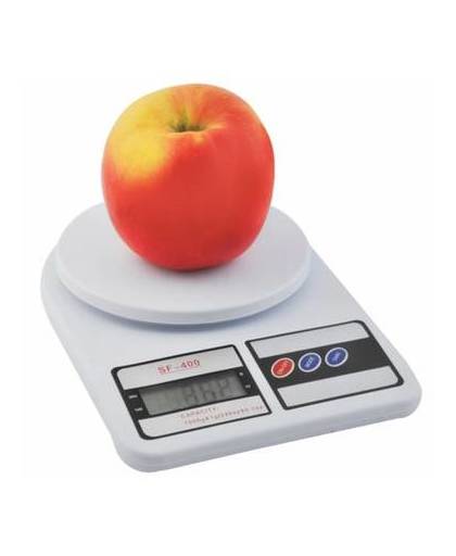 Digitale elektrische precisie keukenweegschaal - 7 kilo grammen - 1 gram nauwkeurig