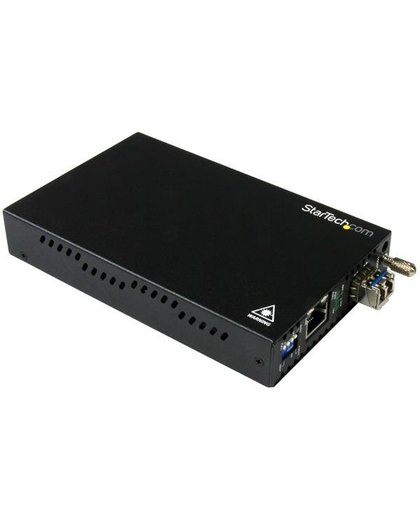 StarTech.com Gigabit Ethernet koper naar glasvezel media converter SM LC 10 km netwerk media converter