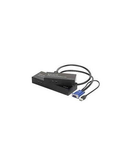 Belkin OmniView® USB CAT5 Extender & KVM Switch Zwart KVM-switch
