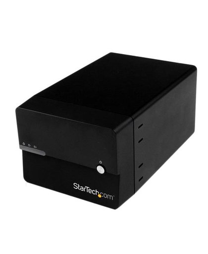 StarTech.com USB 3.0/eSATA dubbele 3,5" SATA III RAID externe harde-schijfbehuizing met UASP en ventilator zwart