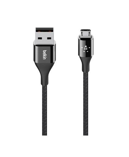 Belkin DuraTek 1.2m USB A Micro-USB B Mannelijk Mannelijk Zwart USB-kabel