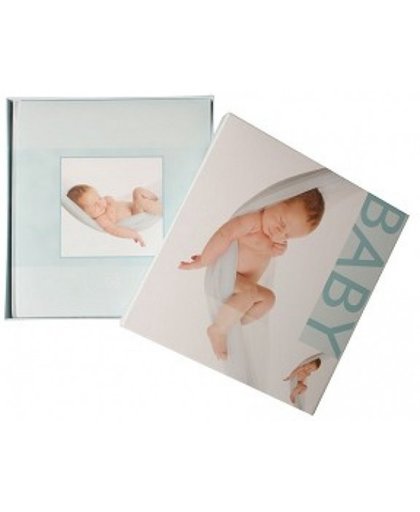 Henzo 20.020.07 Babyalbum SWEET DREAMS blauw als fotoboek met geschenkdoos