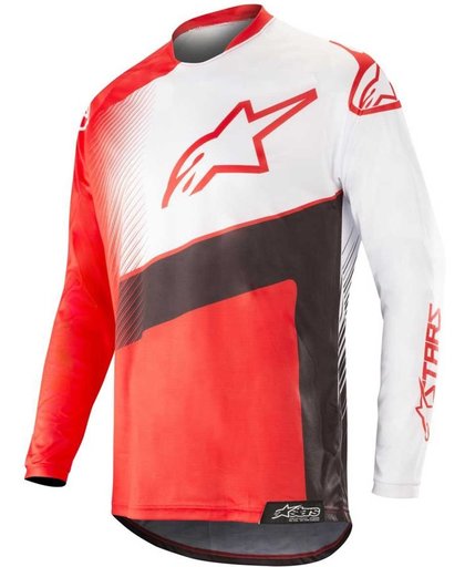 Alpinestars Crossshirt Racer Supermatic Red/Black/White-XXL