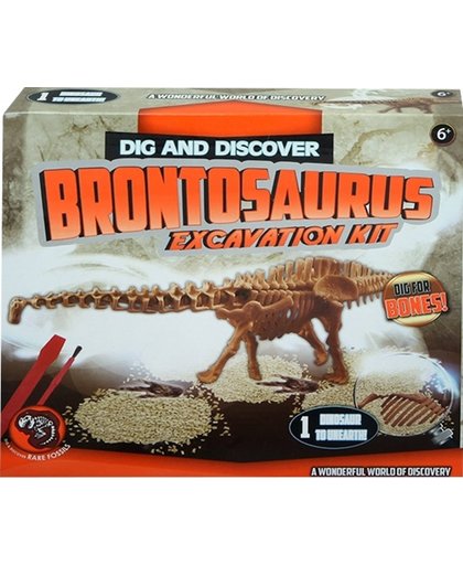 Jonotoys Opgravingsset Brontosaurus 4-delig