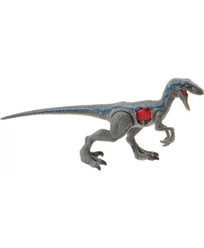 Jurassic World Dinosaurus Velociraptor 16 Cm Grijs/blauw