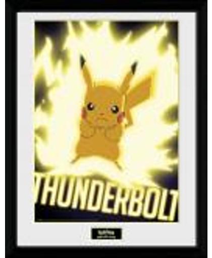 POKEMON - Collector Print 30X40 - Thunder Bolt Pikachu