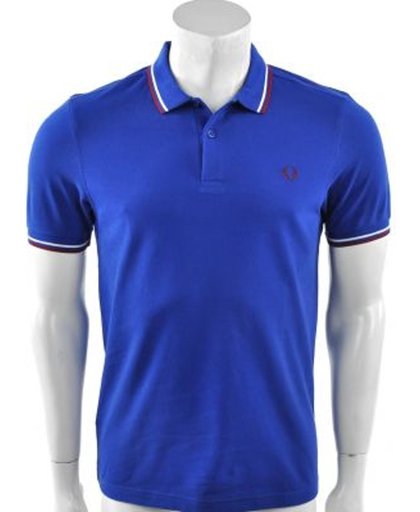 Fred Perry - Twin Tipped Shirt - Heren - maat L