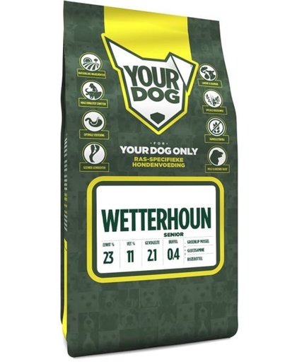 Yourdog wetterhoun hondenvoer senior 3 kg