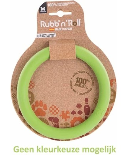 Rubb'n'roll ring groen 14,5 cm