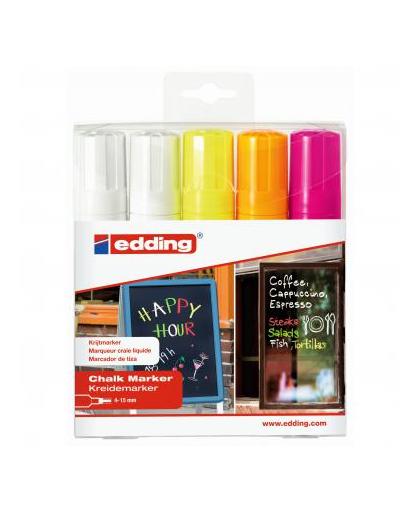 Edding e-4090/4s chalk marker set
