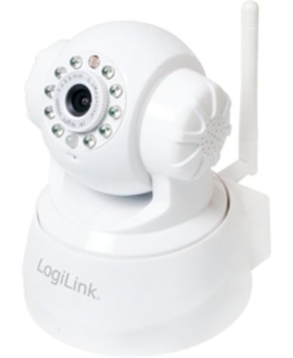 LogiLink WC0030W IP-beveiligingscamera Doos Wit 640 x 480Pixels bewakingscamera