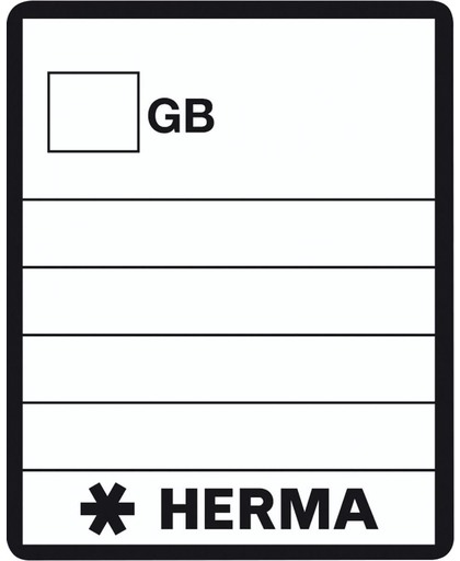 HERMA 5546 label voor opslagmedia 32 stuk(s)