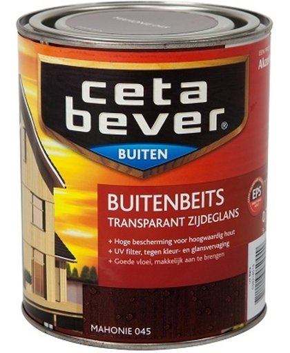 Cetabever Transparante Buitenbeits - 0,75 liter - Mahonie