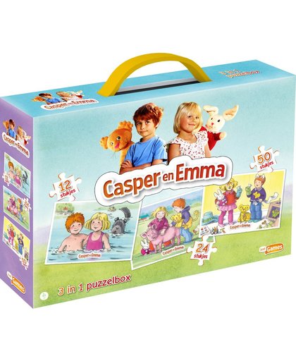Casper en Emma - 3 in 1 box - puzzels