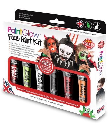 PaintGlow Halloween Face paint kit