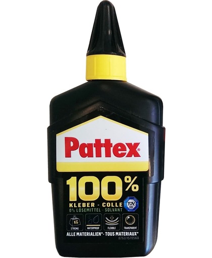 PATTEX transparante universeellijm, flacon van 100gram