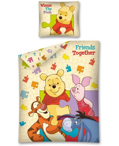 Disney Kinderdekbedovertrek Winnie the Pooh Puzzel