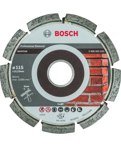 Bosch - Voegenfrees Expert for Mortar 115 x 6 x 7 x 22,23 mm