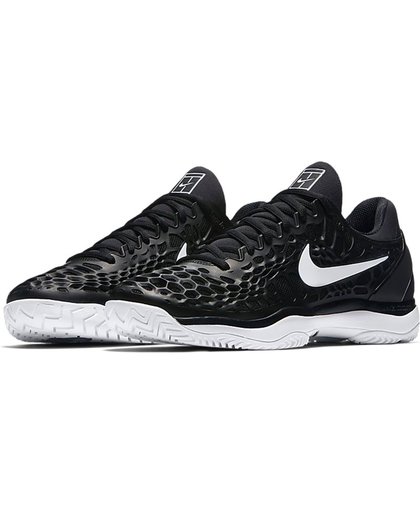Nike Air Zoom Cage 3 Hardcourt  Sportschoenen - Maat 42 - Mannen - zwart/wit