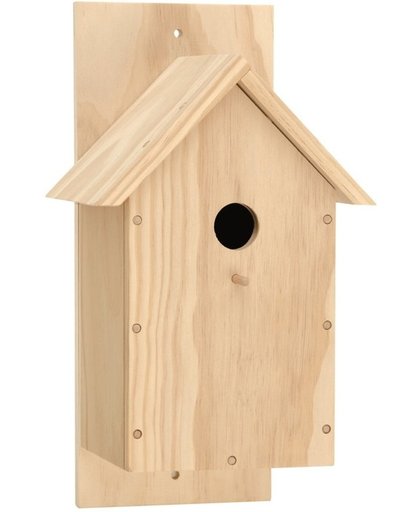 Bouw je eigen houten vogelhuisje pakket