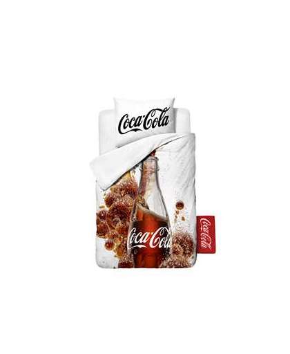 Dekbedovertrek Coca Cola White - 140 x 200 cm - wit